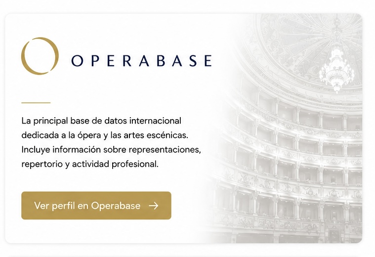 Perfil oficial de Óscar Lobete en Operabase